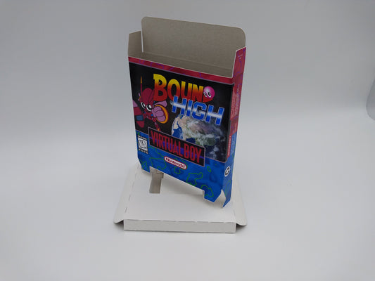 Bound High - Virtual Boy box with insert option - thick cardboard. Top Quality !!