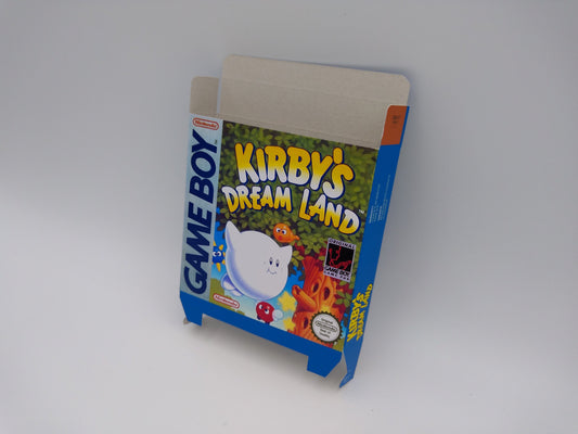 Kirby's Dream Land - GameBoy - box with inner tray option - PAL or NTSC - thick cardboard. Top Quality !!