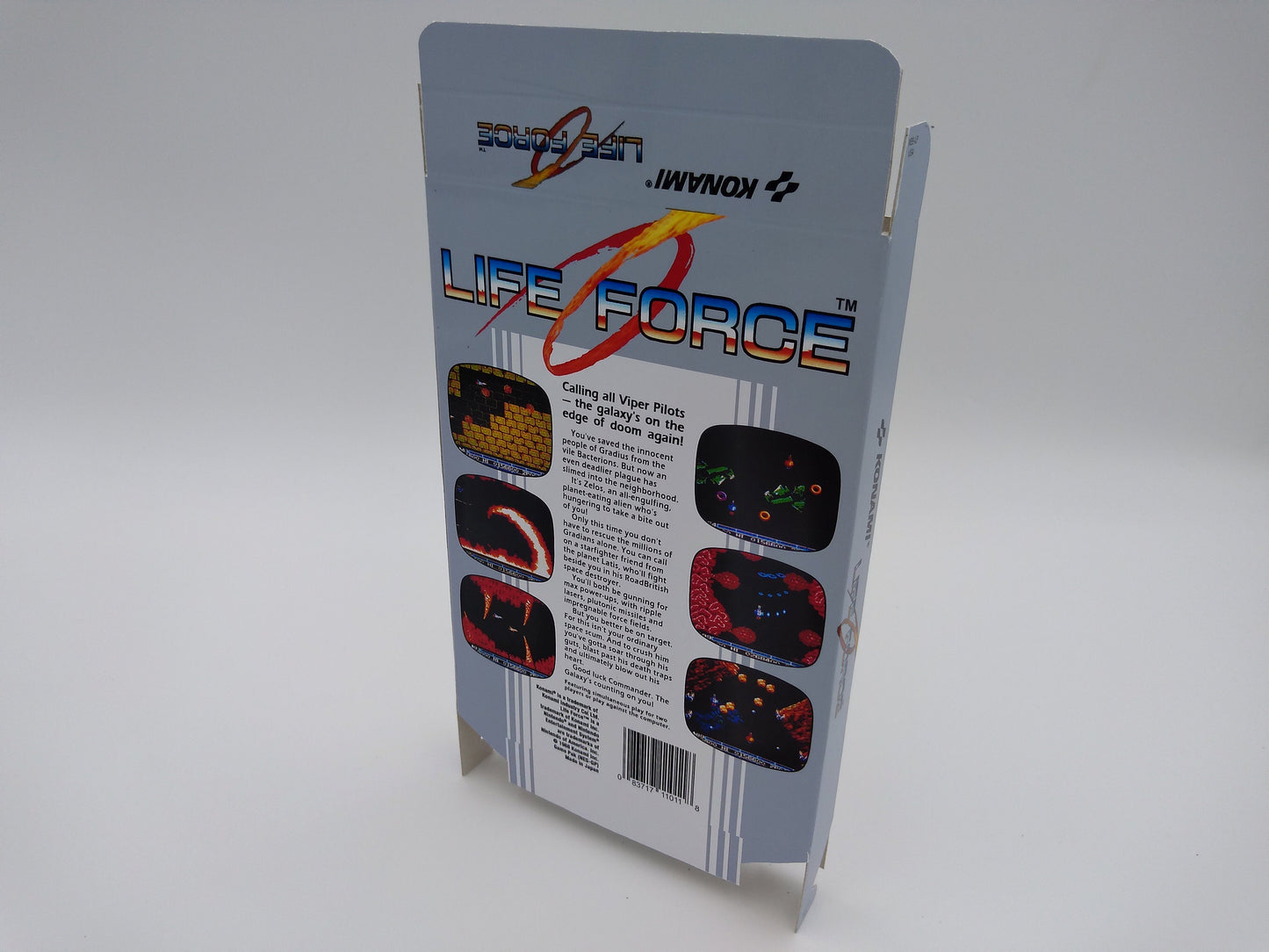 Life Force - Box only - NES - thick cardboard as in the original. NTSC or PAL. Top Quality !