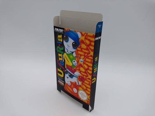 Ufouria: The Saga - Box only - NES - Region PAL, Australian pal or NTSC - thick cardboard as in the original. Top Quality !!