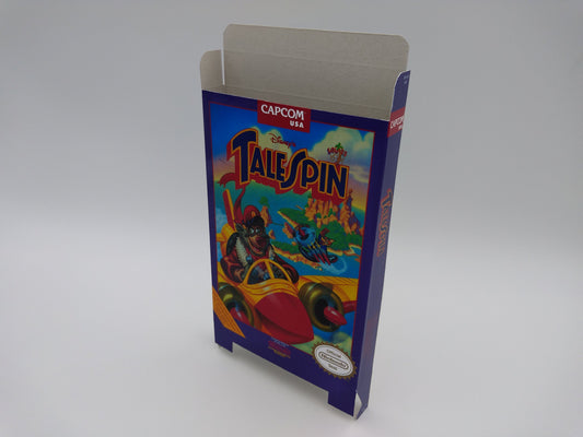 Tale spin - Box only - NES - NTSC or PAL - thick cardboard as in the original. Top Quality !
