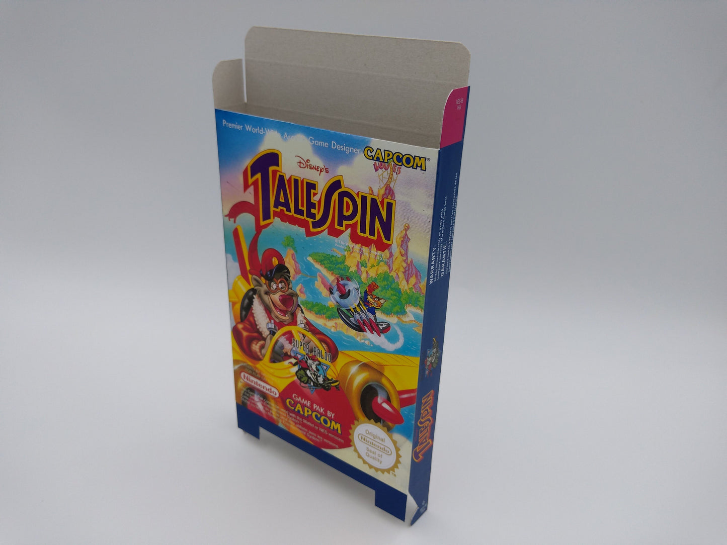 Tale spin - Box only - NES - NTSC or PAL - thick cardboard as in the original. Top Quality !