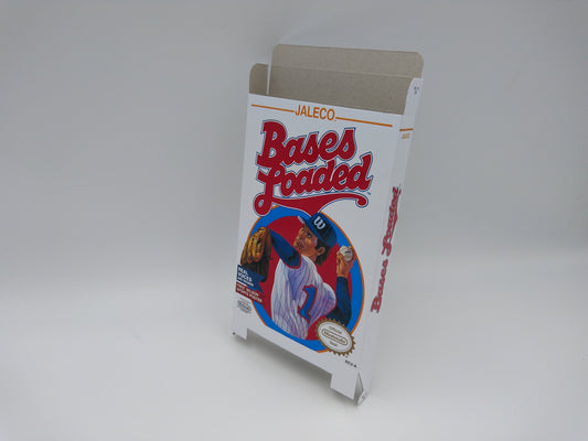 Bases Loaded - Box only - NES - NTSC - thick cardboard as in the original. Top Quality !