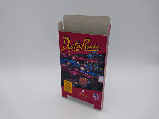 Death Race - box replacement only - NES -  thick cardboard as in the original. Top Quality !!