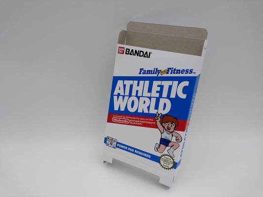 Athletic World - Box Replacement, Dust Cover, Block - NES - thick cardboard as in the original. Top Quality !