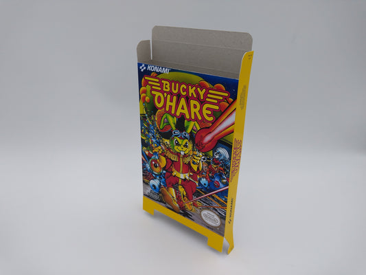 Bucky O'Hare - box replacement only - NES - NTSC or PAL -  thick cardboard as in the original. Top Quality !!