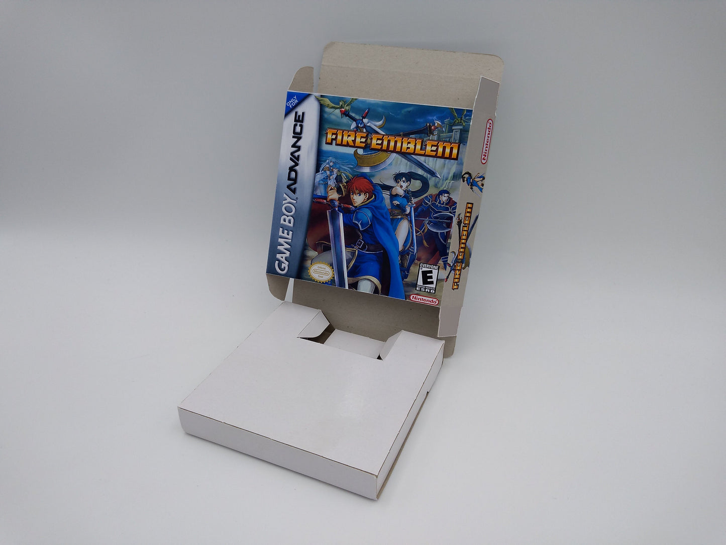 Fire Emblem - box with inner tray option - Gameboy Advance - thick cardboard. Top Quality !