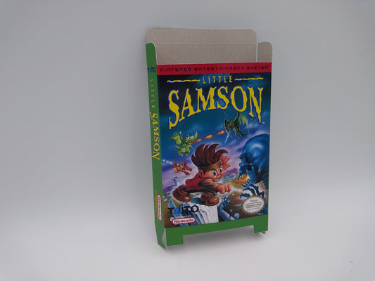 Little Samson - box replacement only - NTSC Region - thick cardboard.