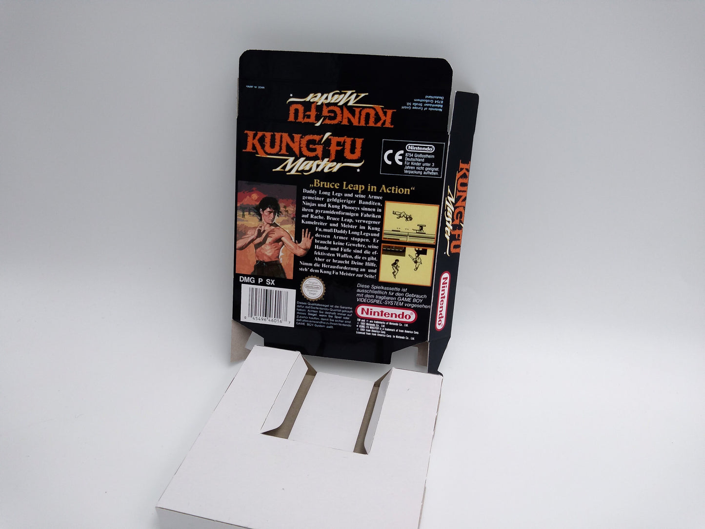 Kung Fu Master - box with inner tray option - Game Boy/ GB - thick cardboard. Top Quality !!