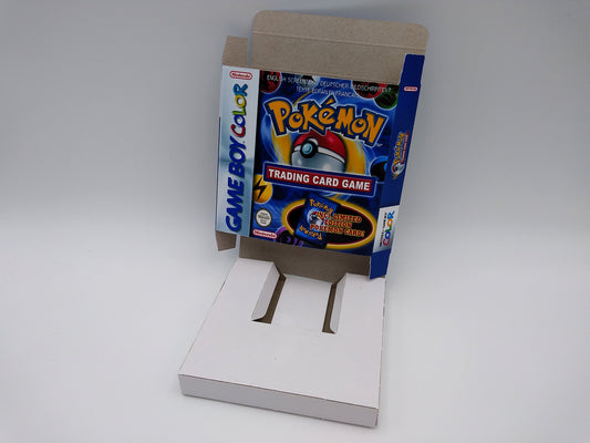 Pokemon Trading Card Game - box with inner tray option - Game boy Color/ GBC. Thick cardboard. HQ!