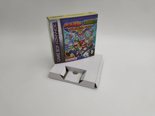 Mario and Luigi: Superstar Saga - GameBoy Advance - box with inner tray option - thick cardboard. Top Quality !!