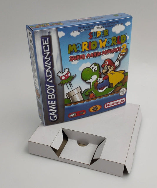 Super Mario Advance 2: Super Mario World - GameBoy Advance - box with inner tray option - PAL or NTSC - thick cardboard. Top Quality !!