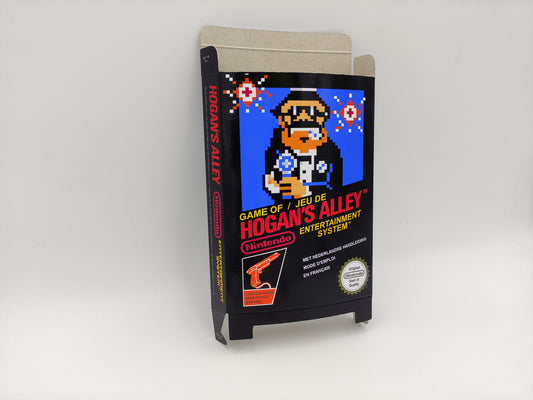 Hogan's Alley - Box only - NES - NTSC or PAL - thick cardboard as in the original. Top Quality !