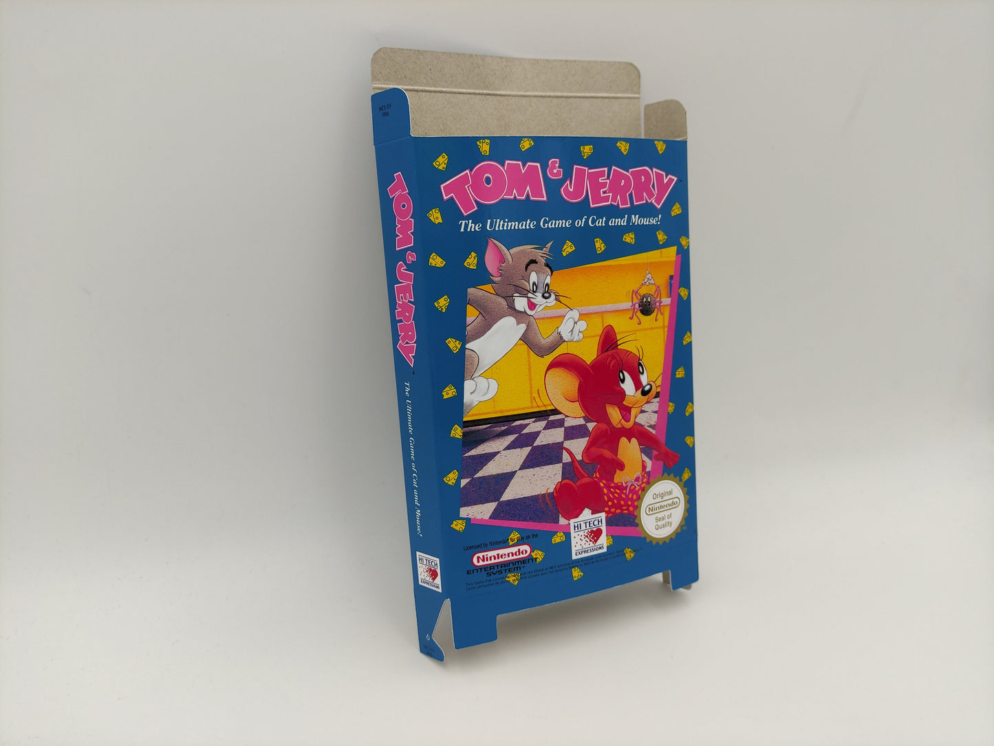 Tom and Jerry - PAL - NES - box replacement only - thick cardboard as in the original.