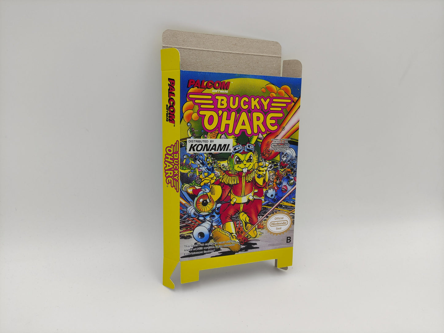 Bucky O'Hare - box replacement only - NES - NTSC or PAL -  thick cardboard as in the original. Top Quality !!