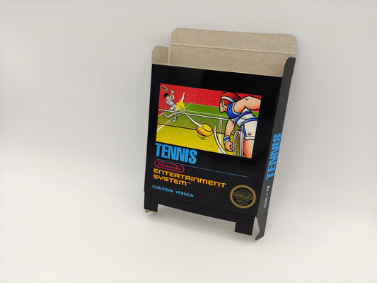 Tennis - Small Box only - NES - thick cardboard as in the original. Top Quality !