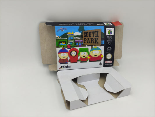 South Park - box with inner tray option - Nintendo 64 - thick cardboard. Top Quality !!