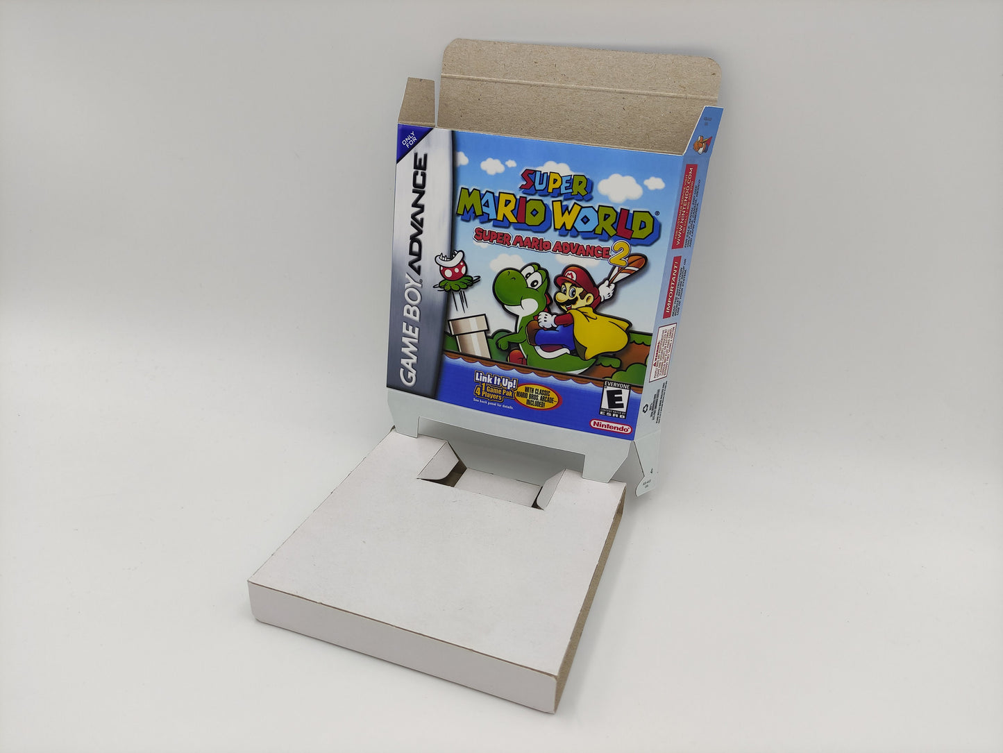 Super Mario Advance 2: Super Mario World - GameBoy Advance - box with inner tray option - PAL or NTSC - thick cardboard. Top Quality !!