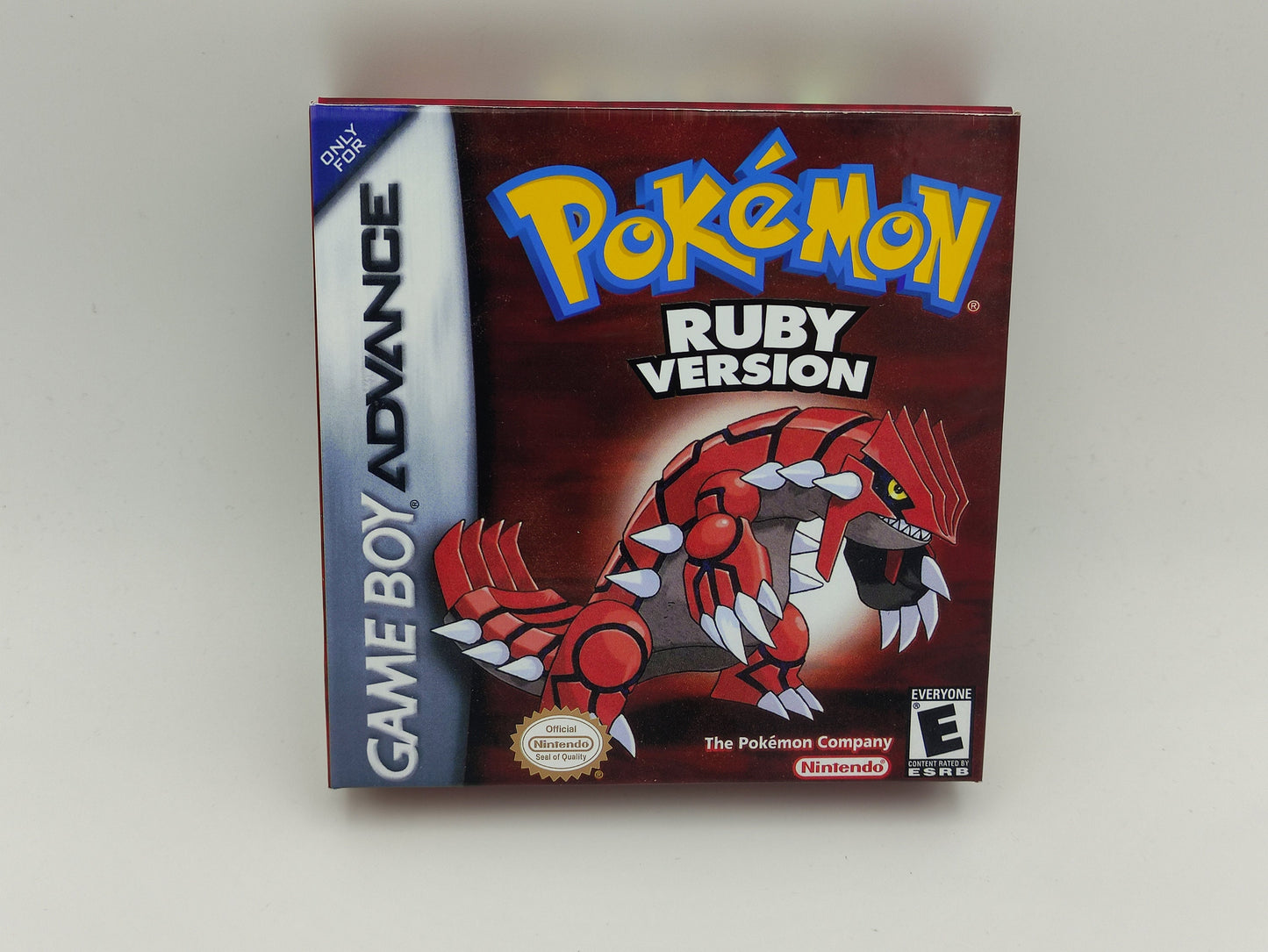 Pokemon Ruby - box with inner tray iption - Game Boy Advance/ GBA - thick cardboard. Top Quality !!