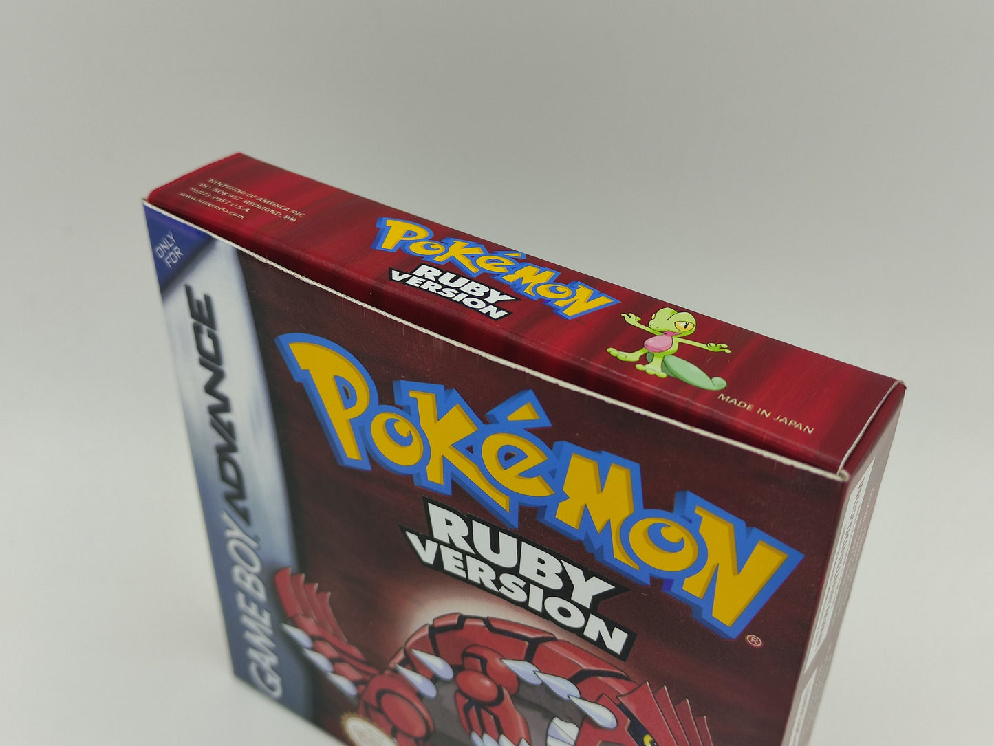 Pokemon Ruby - box with inner tray iption - Game Boy Advance/ GBA - thick cardboard. Top Quality !!