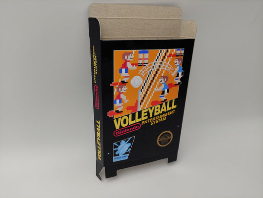 Volleyball - NES - PAL or NTSC box replacement only - thick cardboard as in the original.