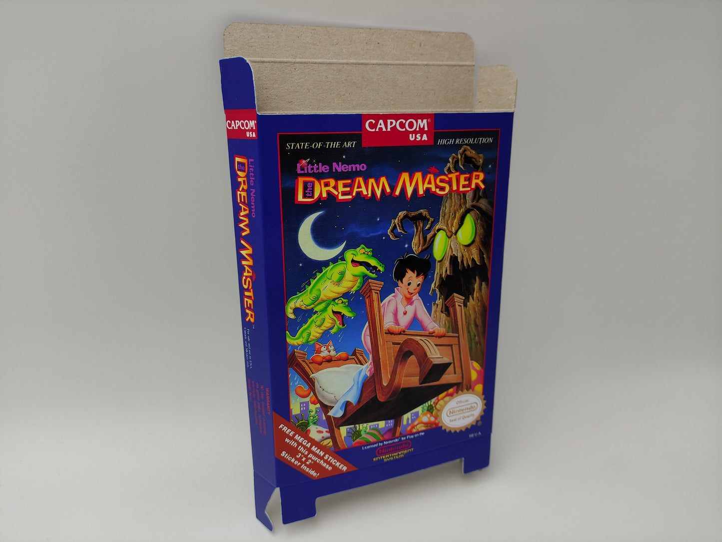 Little Nemo Dream Master - NES - box replacement only - NTSC or PAL Region - thick cardboard.