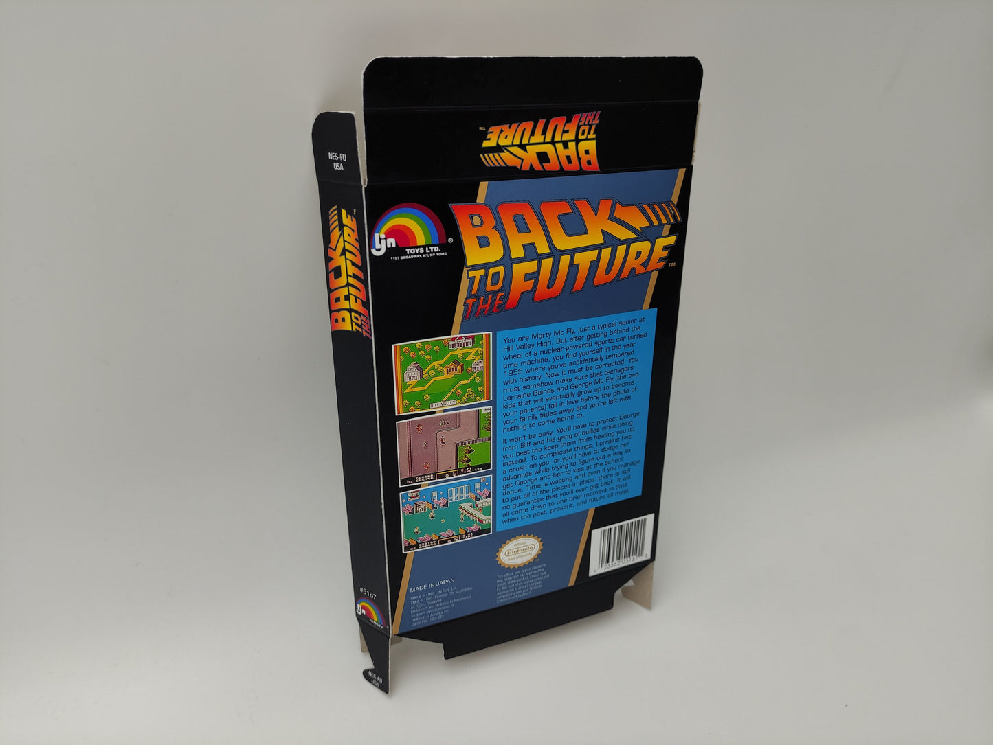 Back to the Future - NTSC - NES - box replacement only - thick cardboard as in the original.