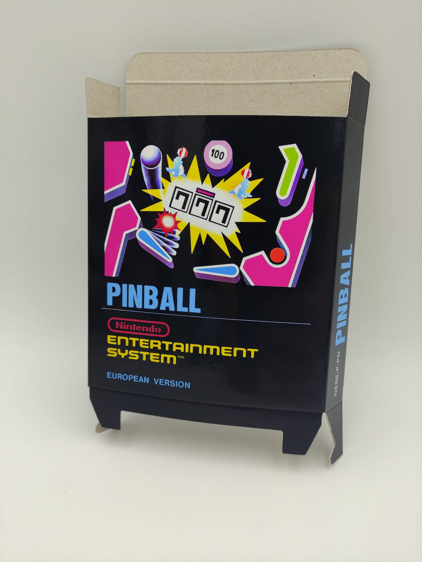 Pinball - Small Box only - NES - thick cardboard as in the original. Top Quality !