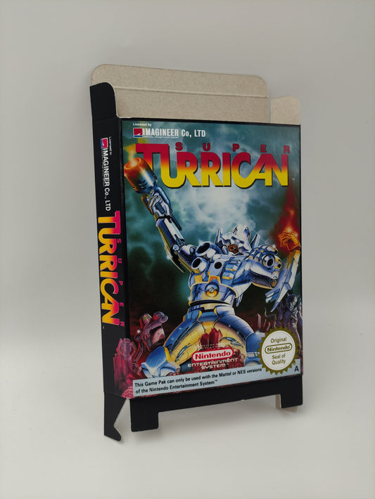 Super Turrican - NES - thick cardboard as in the original. Top Quality !