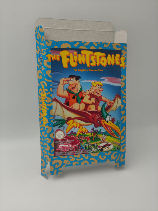 The Flintstones: The Surprise at Dinosaur Peak, The - PAL or NTSC - NES - Box Replacement, Dust Cover, Block - thick cardboard. Top Quality !!