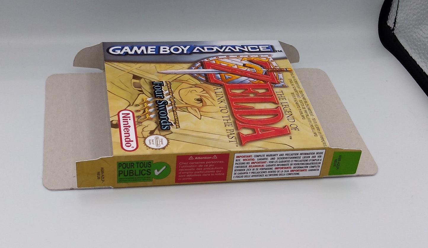 The Legend Of Zelda A Link To The Past Four Swords - PAL - Game Boy Advance/ GBA - box with inner tray - thick cardboard. HQ!