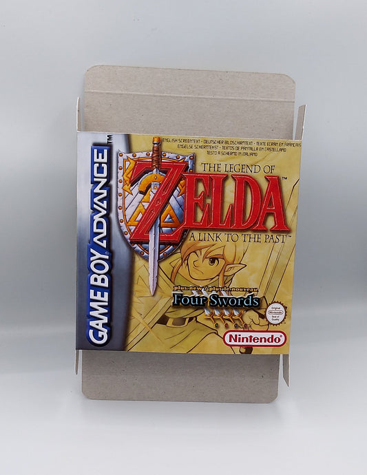 The Legend Of Zelda A Link To The Past Four Swords - PAL - Game Boy Advance/ GBA - box with inner tray - thick cardboard. HQ!