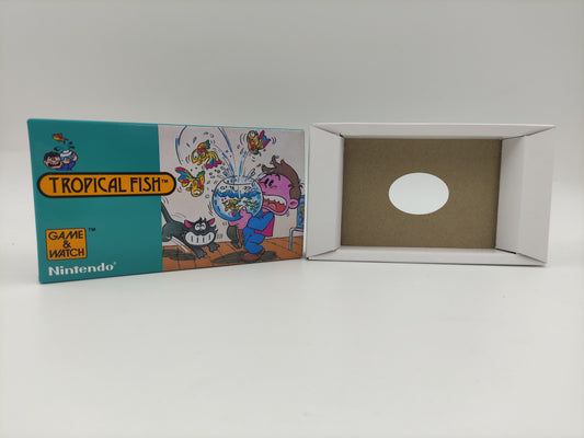 Game & Watch - Tropical Fish - Wide Screen - replacement Box and Tray.