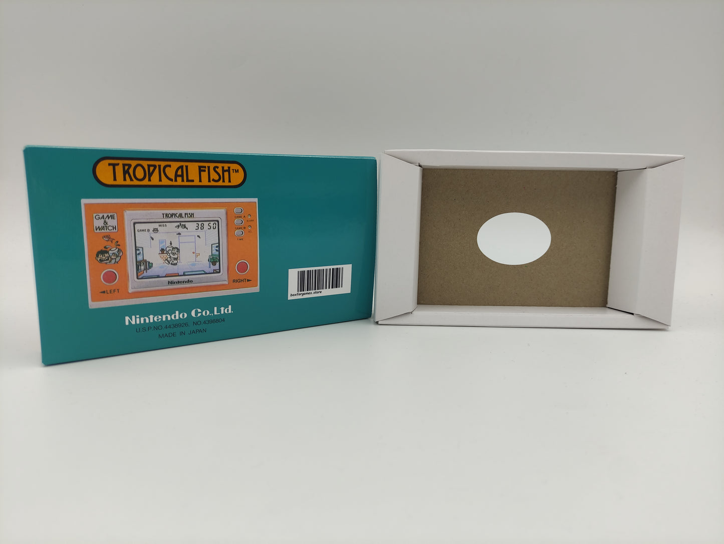 Game & Watch - Tropical Fish - Wide Screen - replacement Box and Tray.